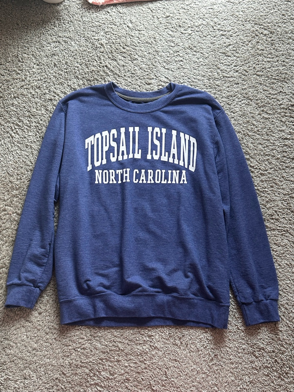 blue topsail island crewneck